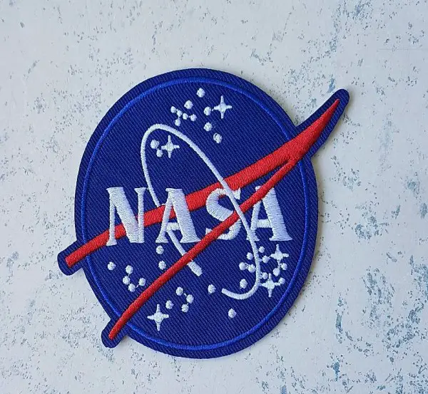 NASA - Aufnäher - Aufbügler - 10,8 x 6,2 cm