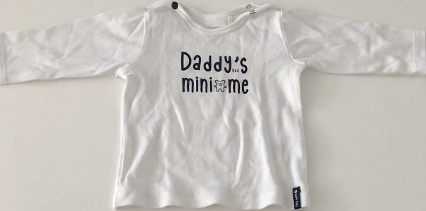 Langarm Shirt weiss Grösse 62