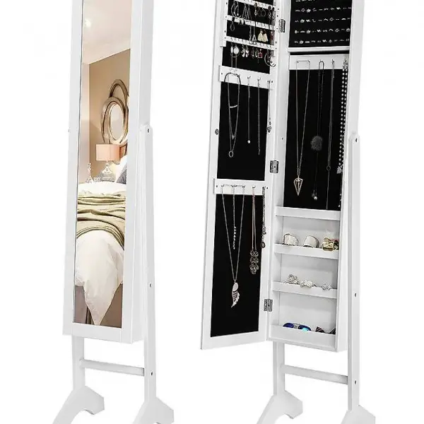  Schmuckschrank und Standspiegel zwei in einem