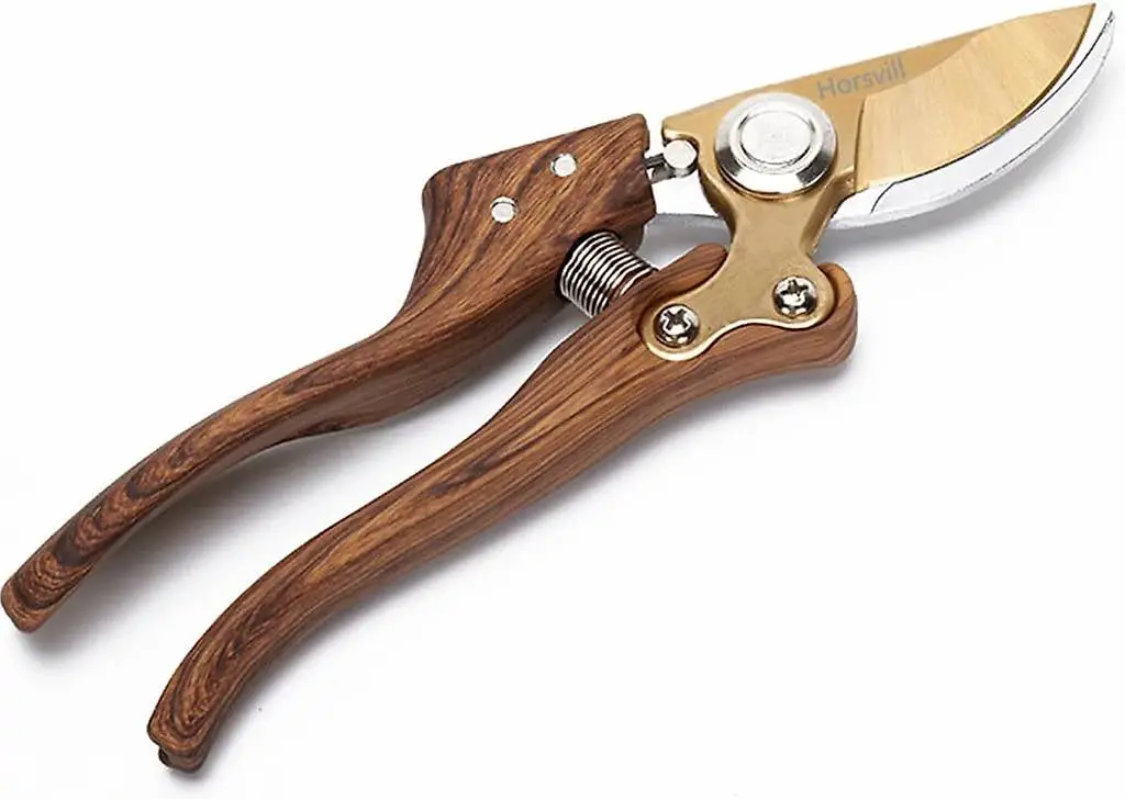 Horsvill Gartenschere, Pflanzenschere aus japanischem SK4-St