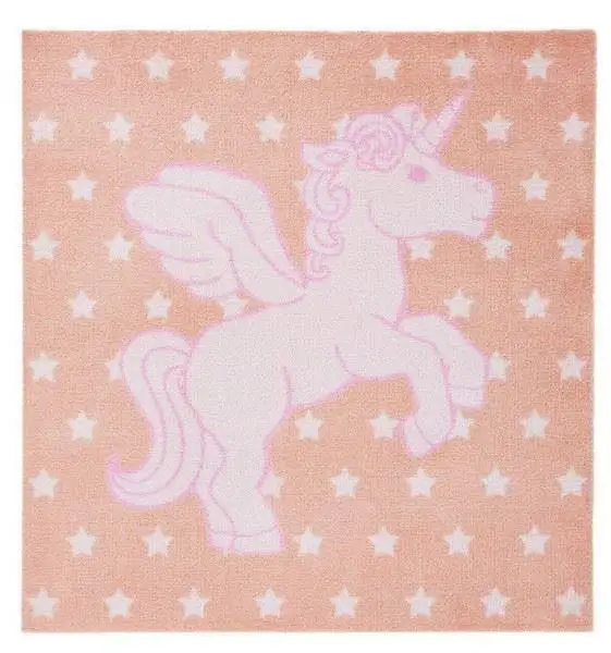 Kinderteppich Softvelours-EINHORN