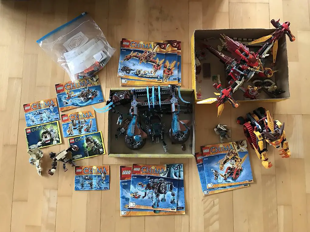 Lego Sammlung Chima, Ninjago, Star Wars, Nexo Knights