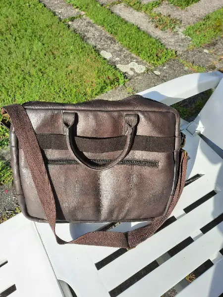 Echtledertasche Mittelbraun
