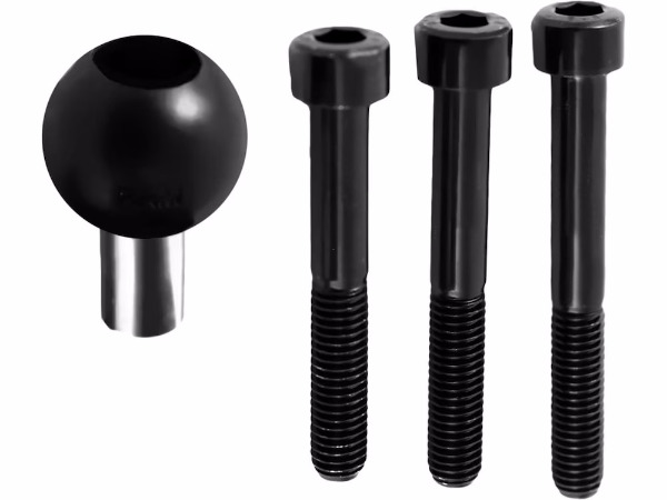 Rammount Basiskugel mit 3 Montageschrauben