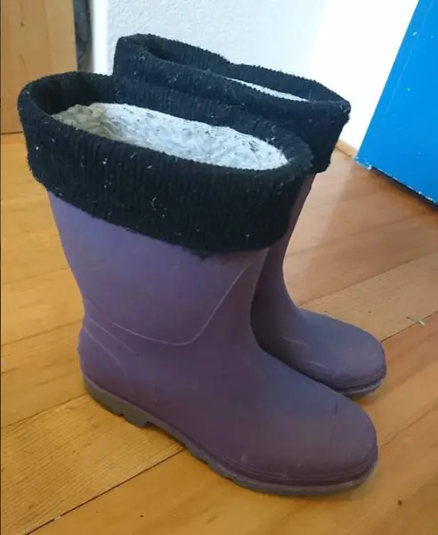 Gummistiefel mit herausnehmbarem Futter, Grösse 41