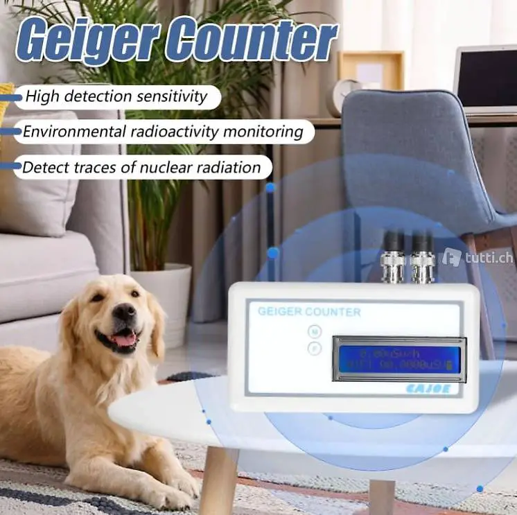  Tragbarer Geigerzähler mit externen Detektor