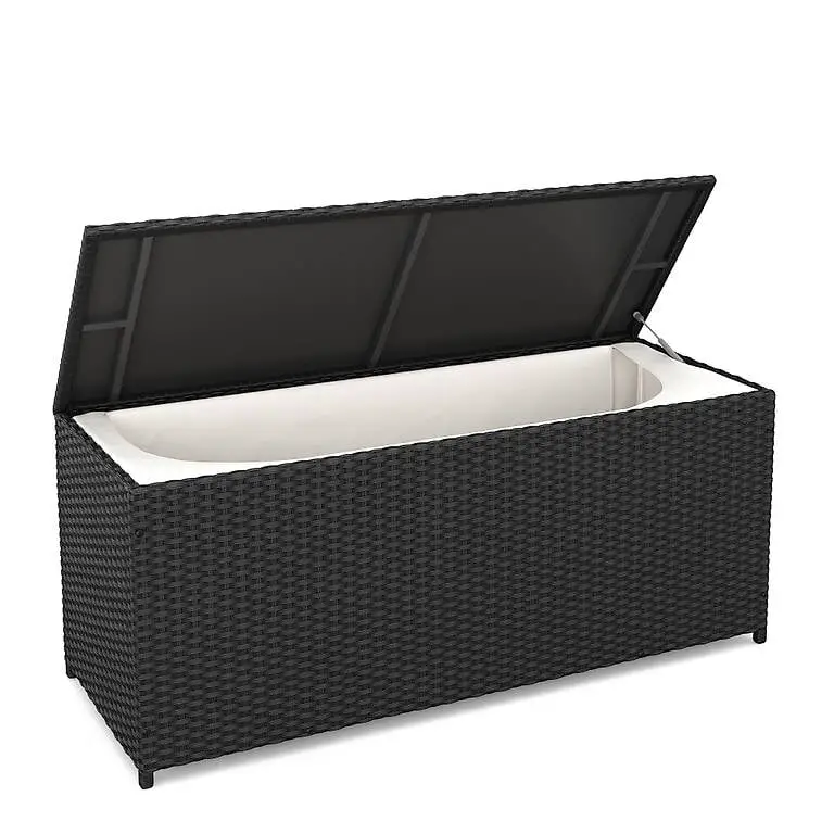 Kissenbox MILA 115 x 48 x 52 cm schwarz