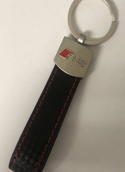 Audi RS Schlüsselanhänger Leder Look Car Kompatibel f A4 S4