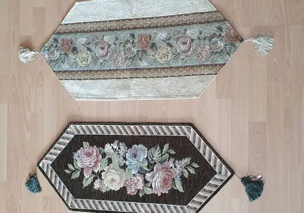 Gobelin Tischläufer mit Quasten - Einzelverkauf