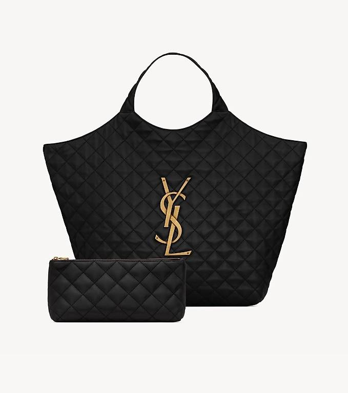 saint laurent icare bag black leder