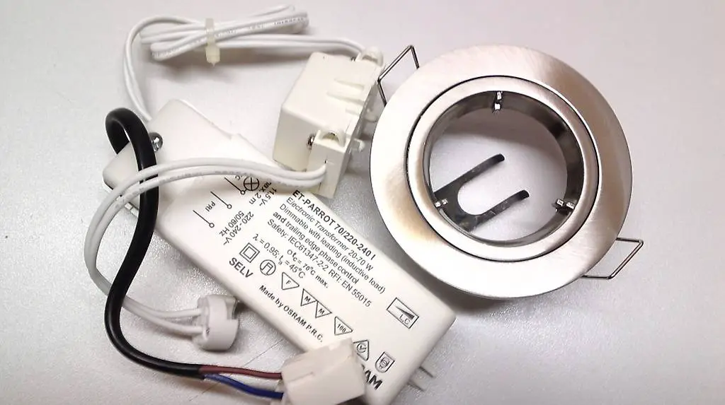 Halogen Starter Kit 50W mit CNS-Spot, Trafo + Lampe