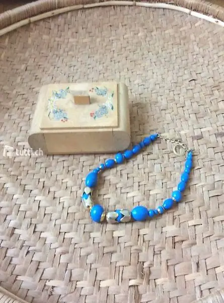 Vintage Holzschatulle Schatulle für Schmuck