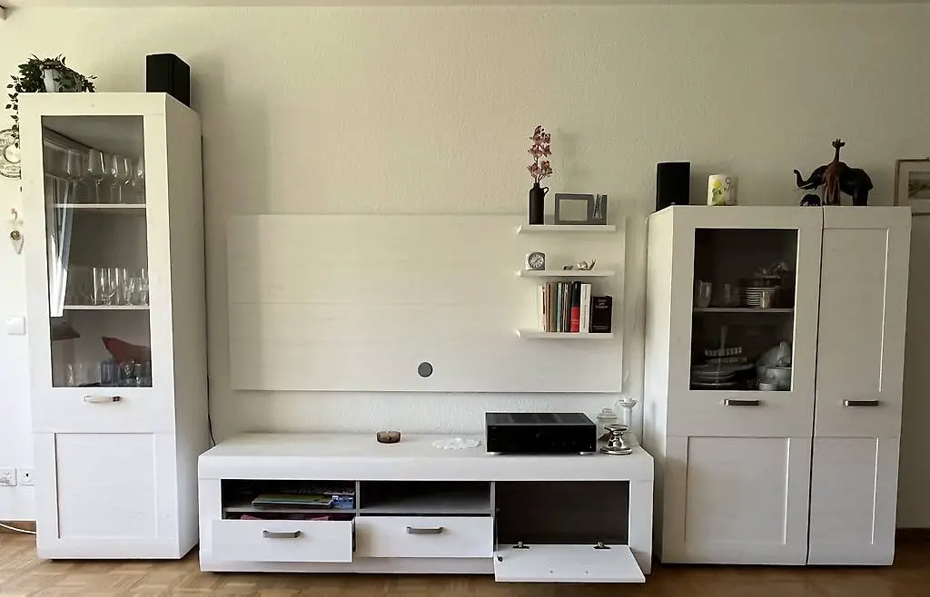 Wohnwand 3-teilig mit Panel