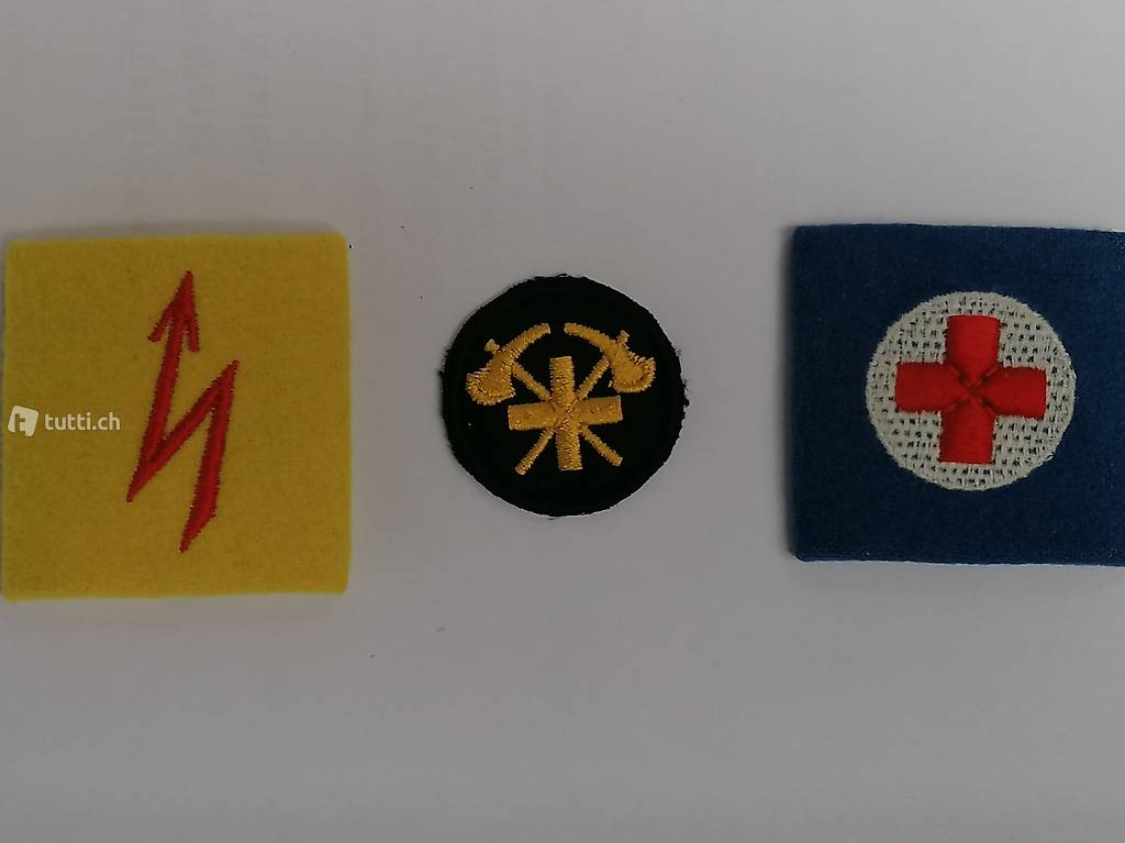 Feuerwehr Achselpatten / Stoffabzeichen