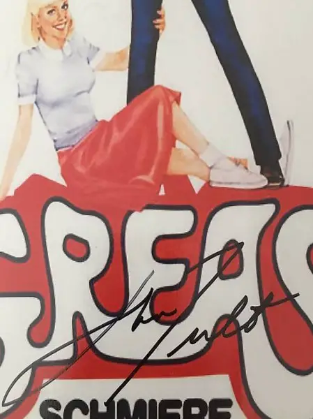 John Travolta Grease ( schmiere ) Autogramm signiert