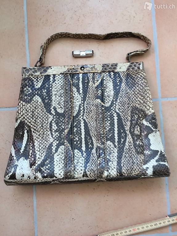 Tasche aus echten Schlangenleder