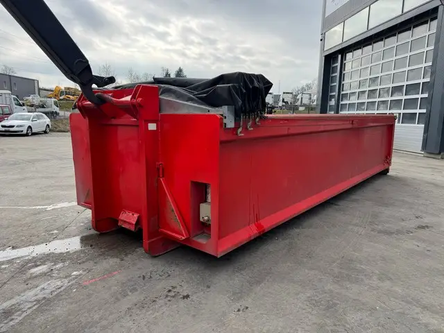 OWIPEX, 18m3 Sörlingmulde mit Verdeck, Rückwärtskipper