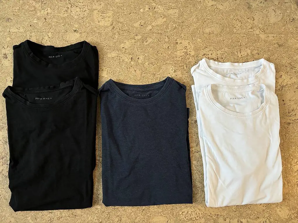 T Shirt 5 Stk. Von Pier one Gr M