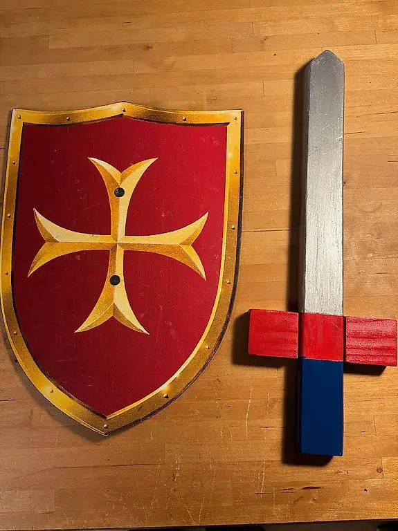 Ritter Schild und Schwert - Kinder