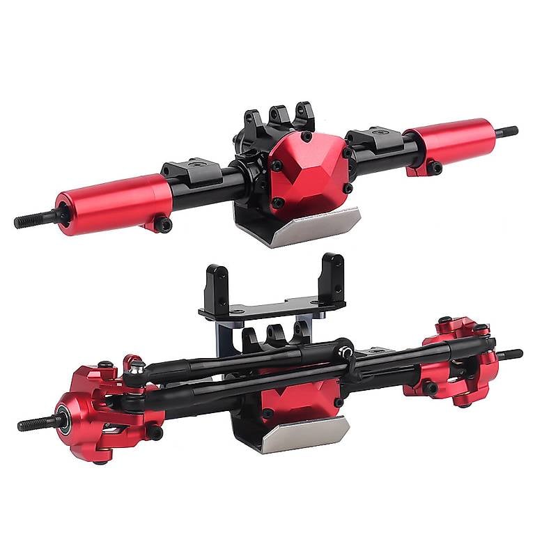 RC Car CNC Metall Vorder-/Hinterachse für 1:10 RC Car Axial
