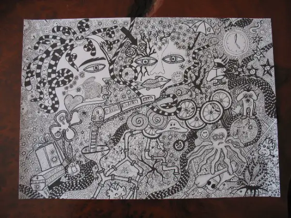 Bild Deko Fantasie Surreal "crazy time2"