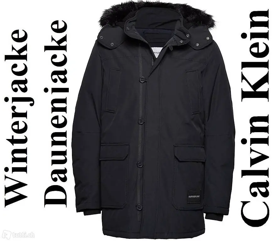 NEU Calvin Klein Winterjacke Daunenjacke Wärme # XL
