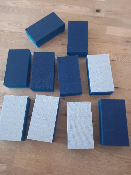 10x Sia Schleifpads mit Klett