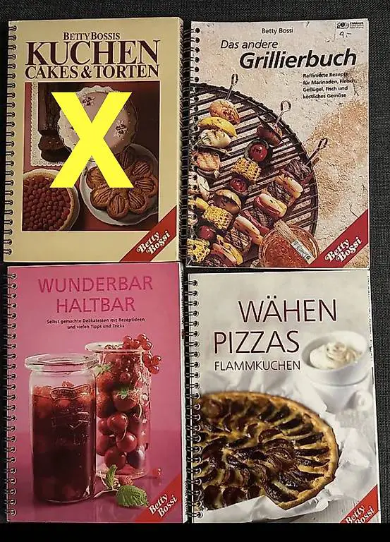 Kochbücher, Betty Bossi und diverses ab Fr. 1.00