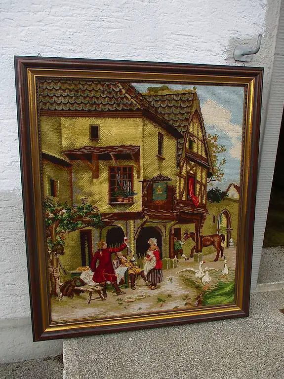 Gobelin-Bild England English Country side Burgund Frankreich