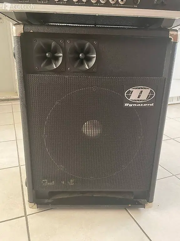 Dynacord Boxen, Verstärker, Hallgerät, Boxenständer