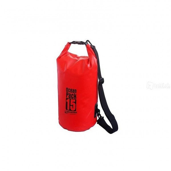  Seesack Strandtasche wasserdicht Outdoor 15L Orange