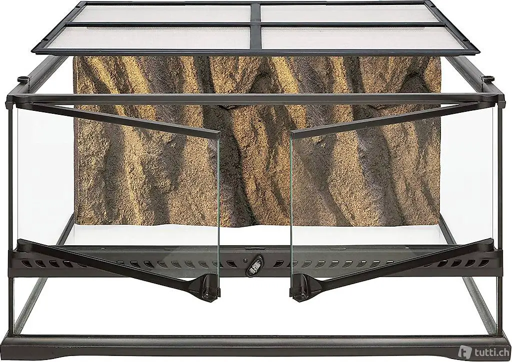  Terrarium aus Glas, mit einzigartiger Front Belüftung