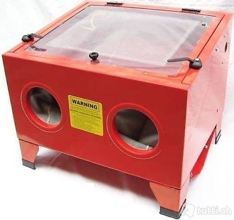  NEU SK 90 Sandstrahlkabine + 5 Ersatzfolien