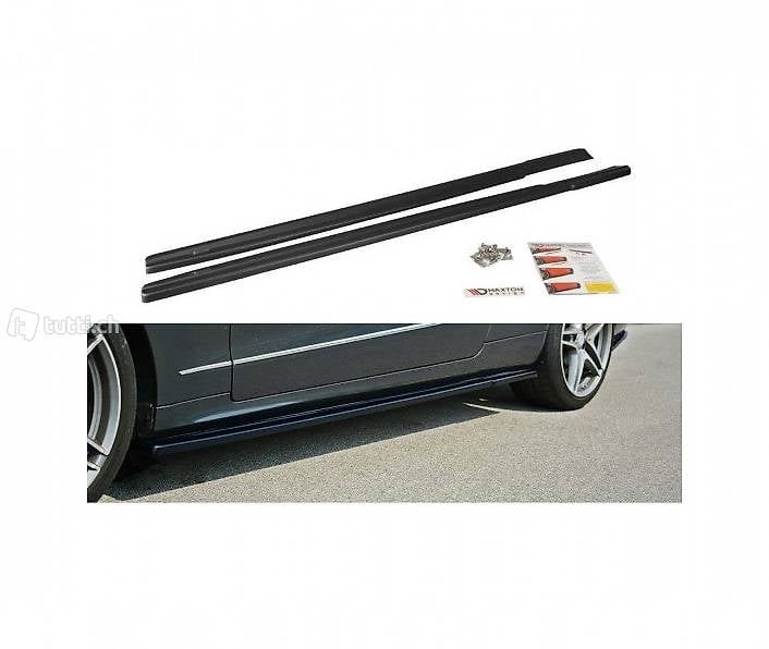  mercedes classe e - rajouts des bas de caisse maxton