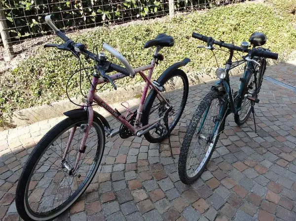  Mauntainbikes und Schulvelo
