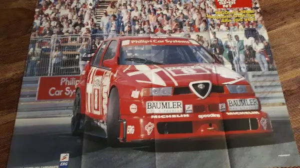 Vendo Poster Alfa Romeo 155 v6 DTM 1993