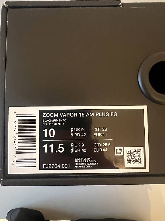 Nike Mercurial Vapor XV Air Max orange 44