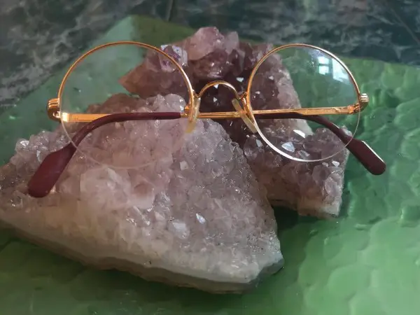 Vergoldete Designer Brille Cartier