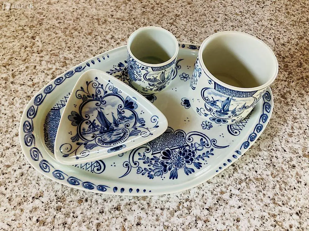 Delfter Porzellan Service