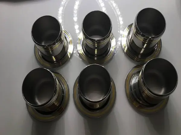 Zepter Whisky Set mit 24 Karat Goldrand