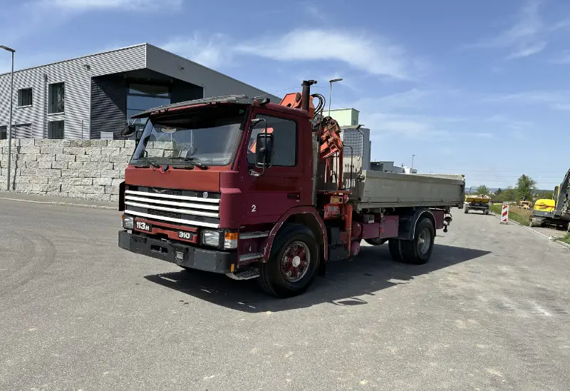 SCANIA, P 113 4x2 Kipper/Kran, Kran
