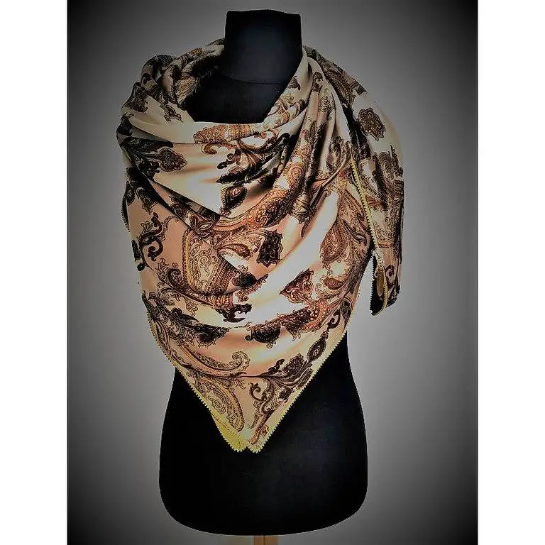 Seidenfoulard mit Reissverschluss Design_NEU