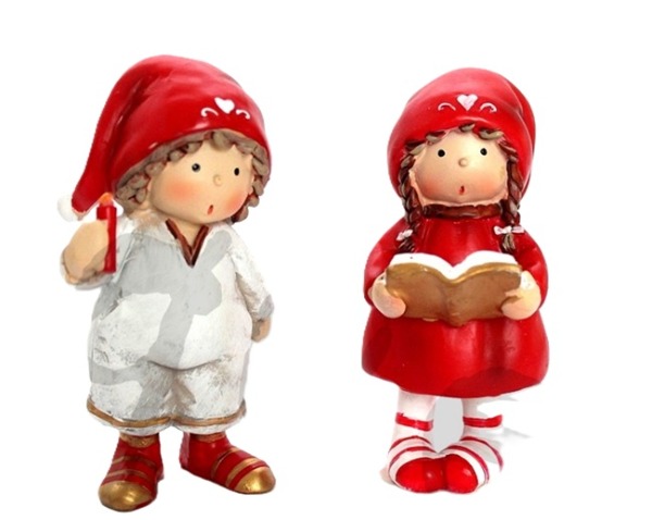 Deko Kinder im Schlafanzug (2Stk.)