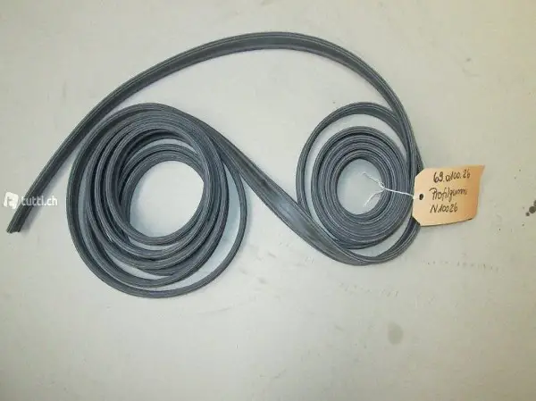 Profilgummi schwarz ca. 10 m (491)