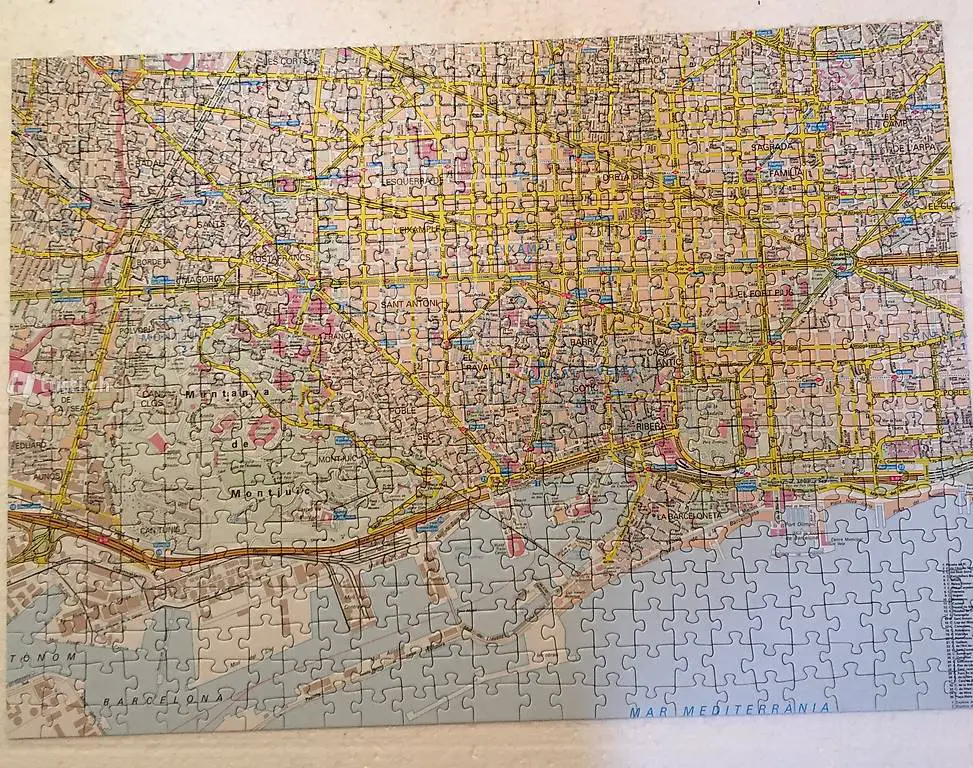 Puzzle 500 Teile Barcelona