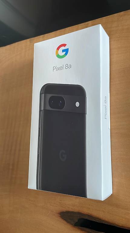 Google Pixel 8a, 128 GB, Obsidian, NEU