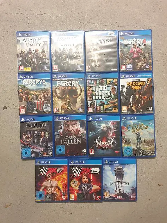 PS4, PS3, Switch, DS / 3DS Spiele - Separater Preis