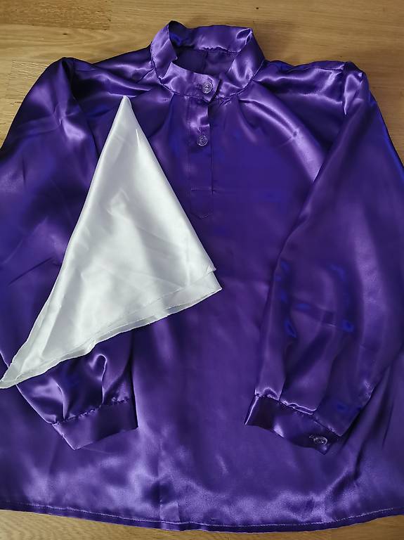 Waggis Bluse mit Tuch Gr. XS-S