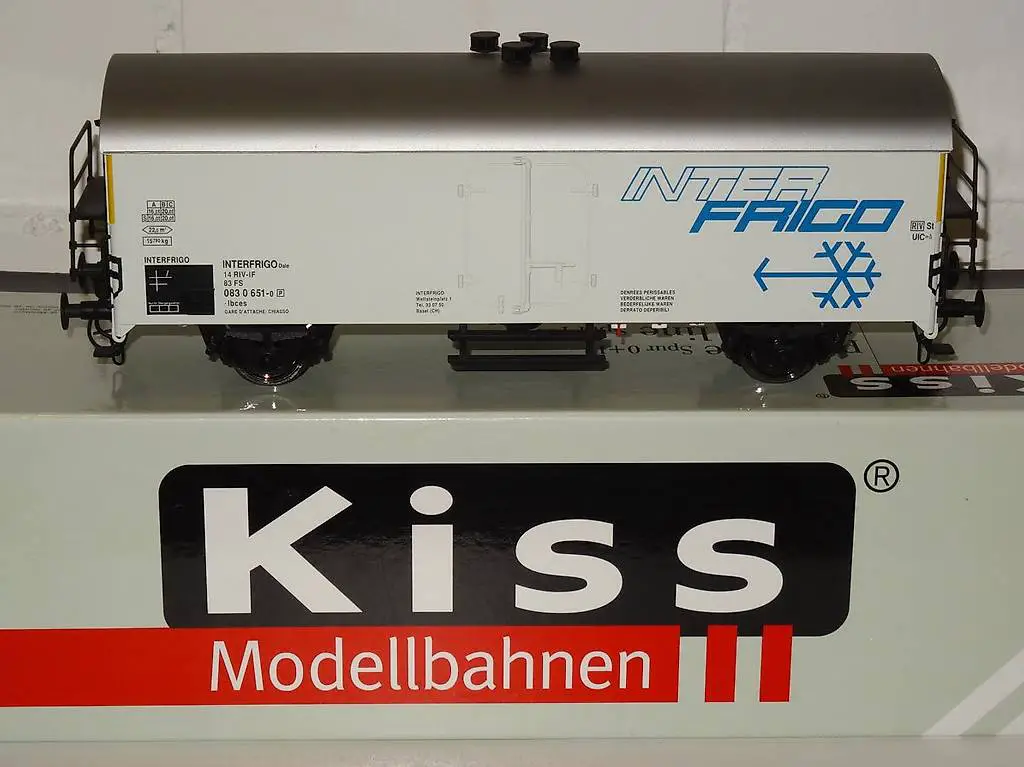 Spur 1 KISS Kühlwagen Interfrigo 083 0 651-0 SBB. Spur1.Neu