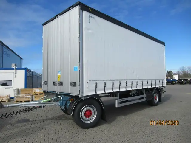 NÜSSLI, WebTrailer 2-Achs Curtainsider-Anhänger, Schiebeplane